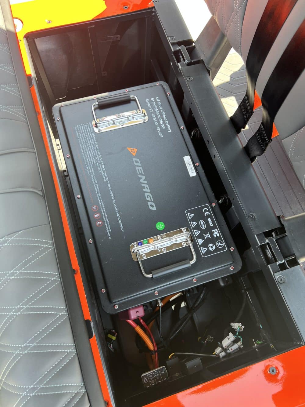 2025 Denago EV Rover XL - Lava - Image 6