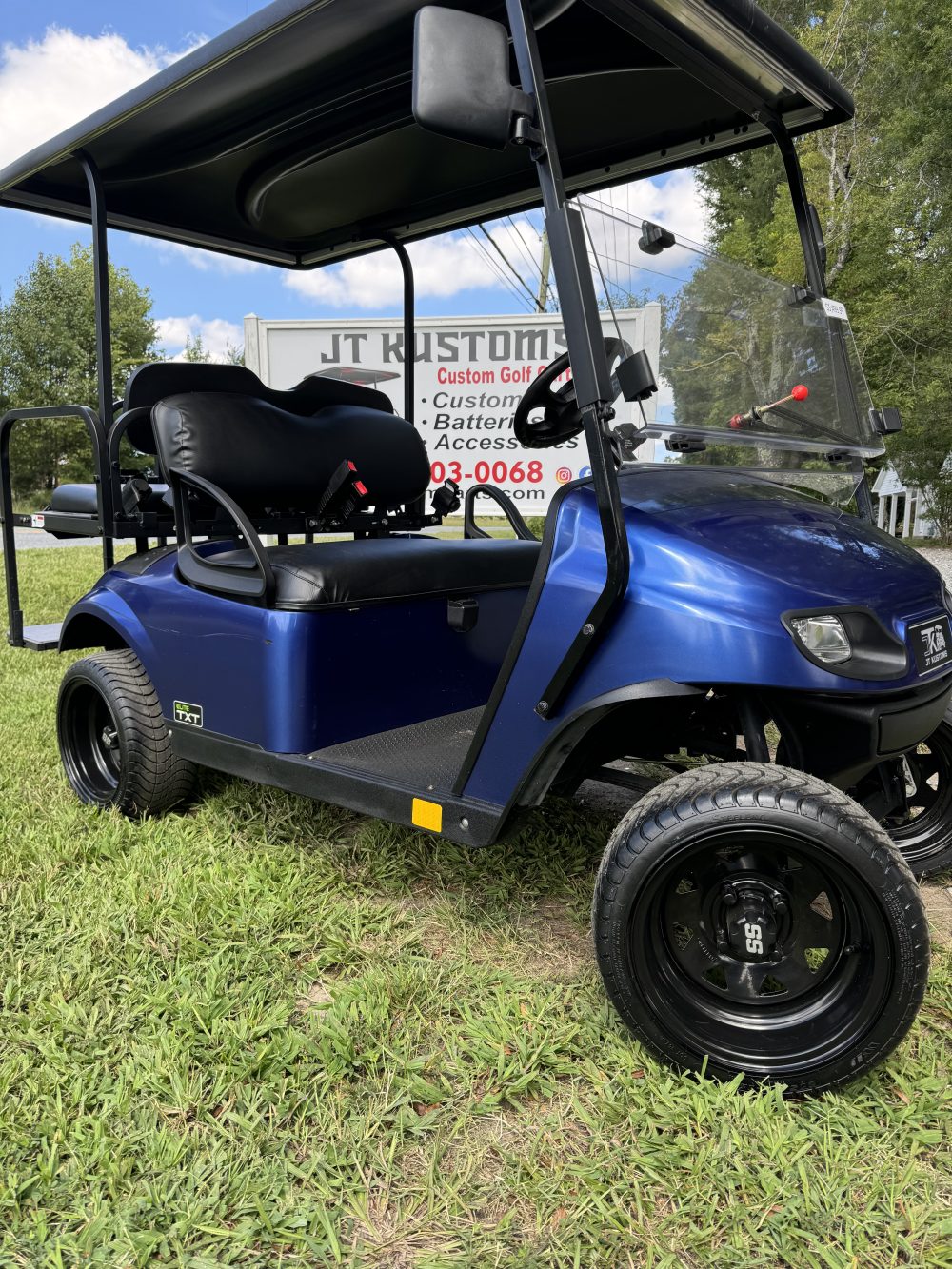 2019 Ezgo TXT - blue - Image 4
