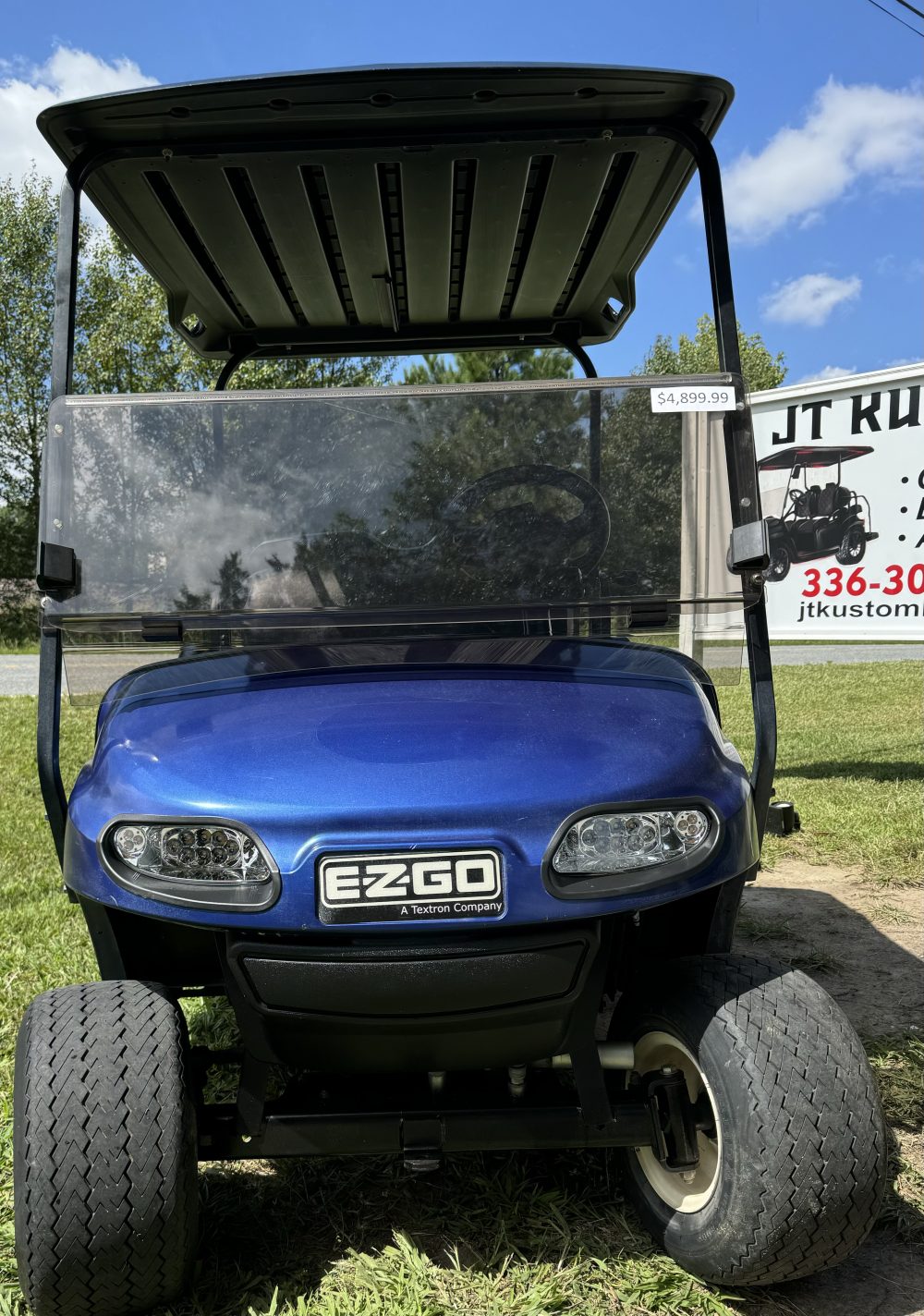 2019 EZGO TXT - BLUE - Image 2
