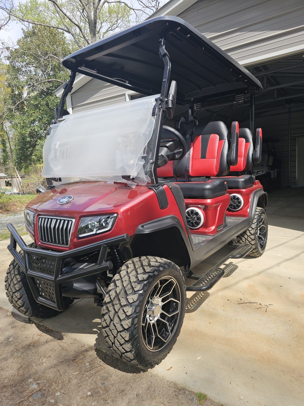 2025 Evolution Maverick 4 Plus - Flamenco Red