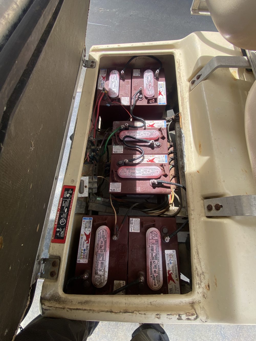 1995 CLUB CAR DS - TAN - Image 2