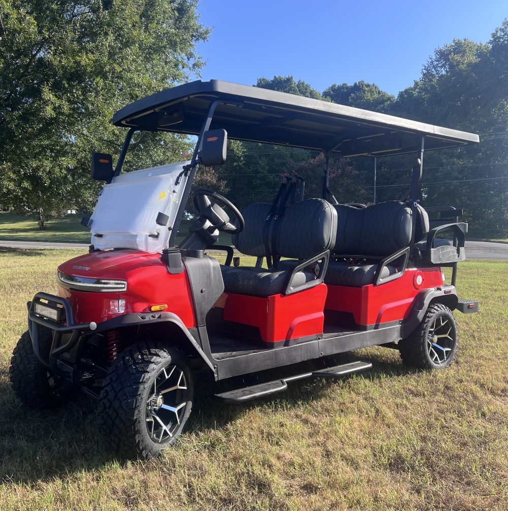 2025 Denago EV Rover XL-6 - Scarlet Red - Image 2