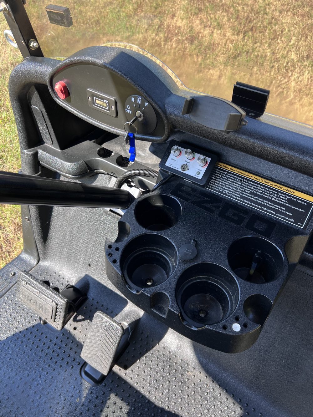 2008 EZGO RXV - Blue - Image 7