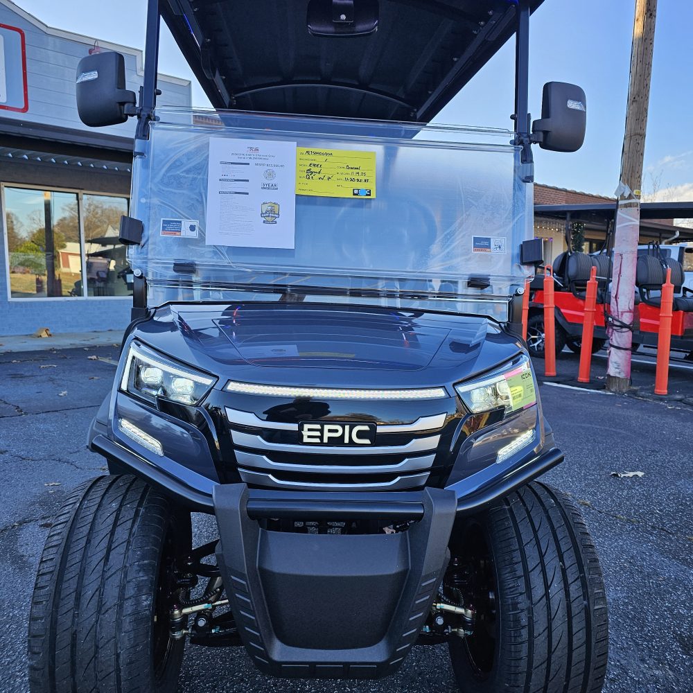 2026 Epic Carts E40FX - Charcoal Gray