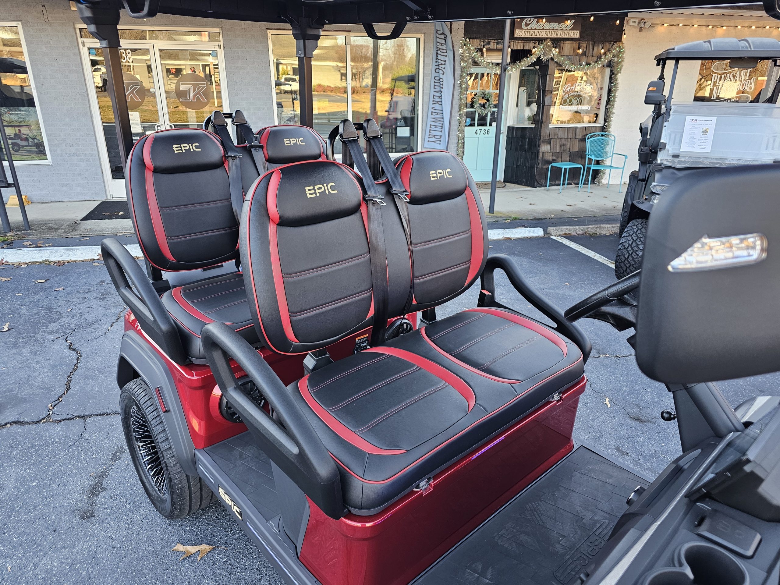 2026 Epic Carts E40FX - Burgundy - Image 4