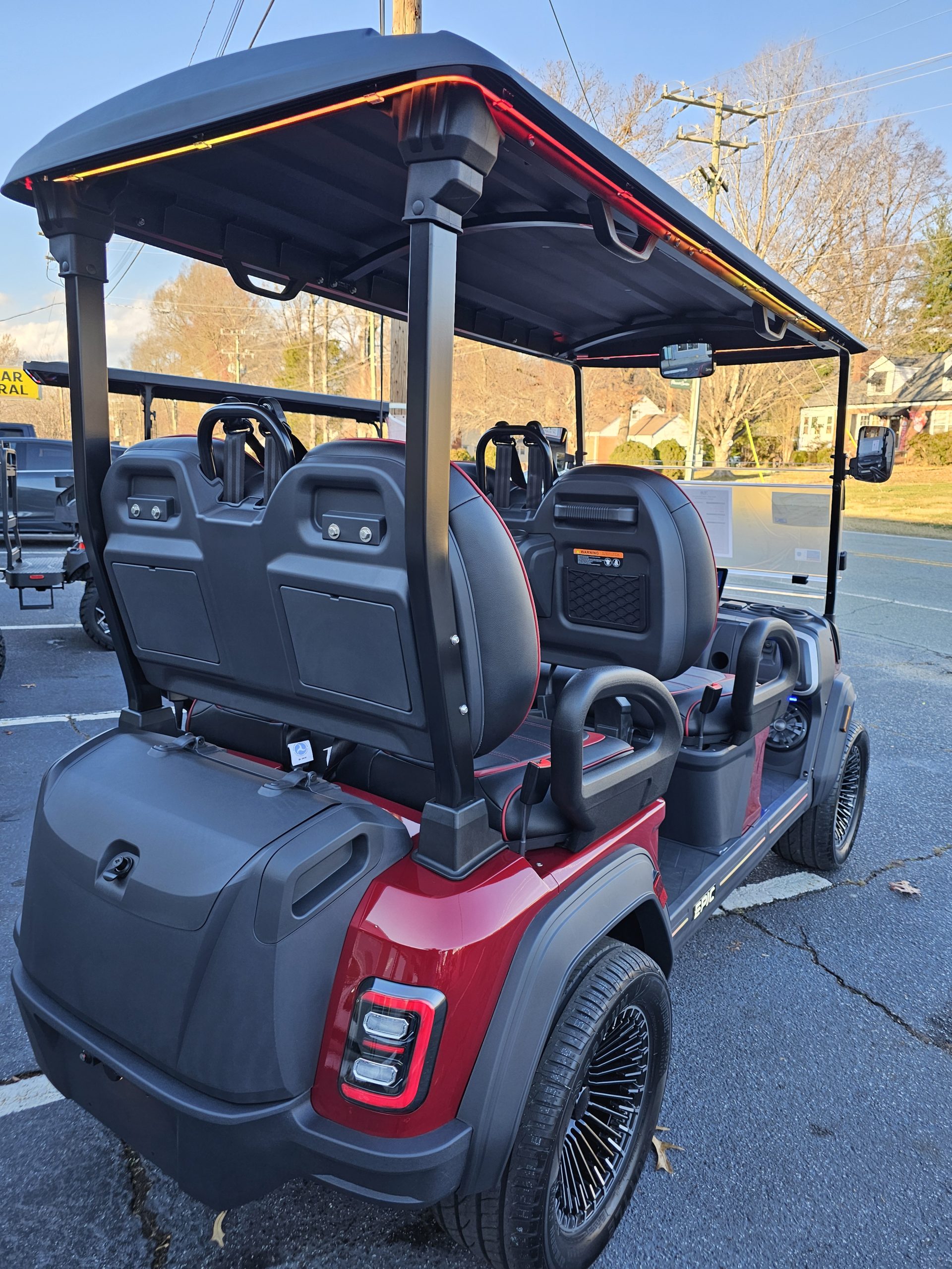 2026 Epic Carts E40FX - Burgundy - Image 5