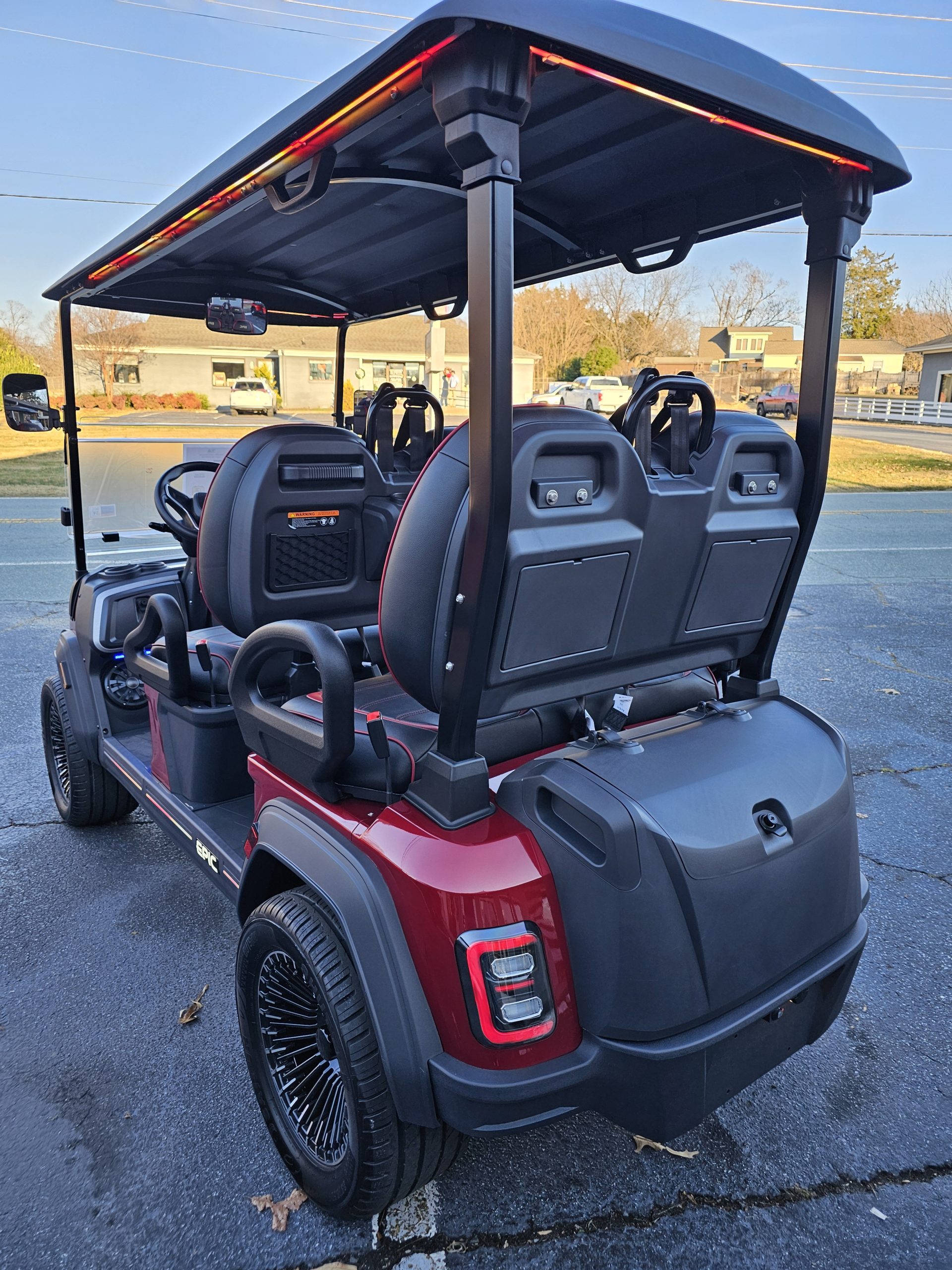 2026 Epic Carts E40FX - Burgundy - Image 6