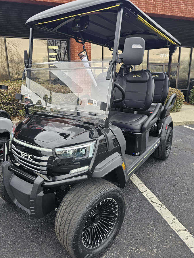 2026 Epic Carts E40FX - Metallic Black