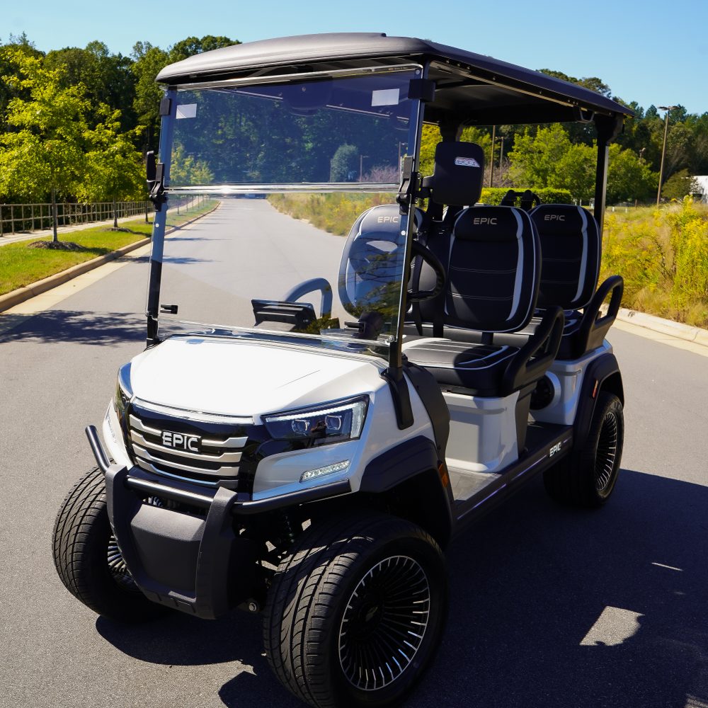 2026 Epic Carts E40FX - Pearl White