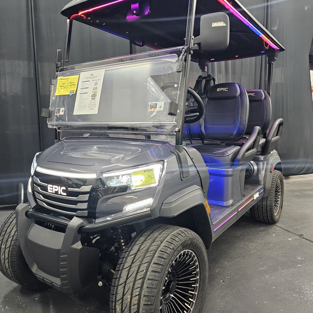 2026 Epic Carts E40FX - Charcoal Gray