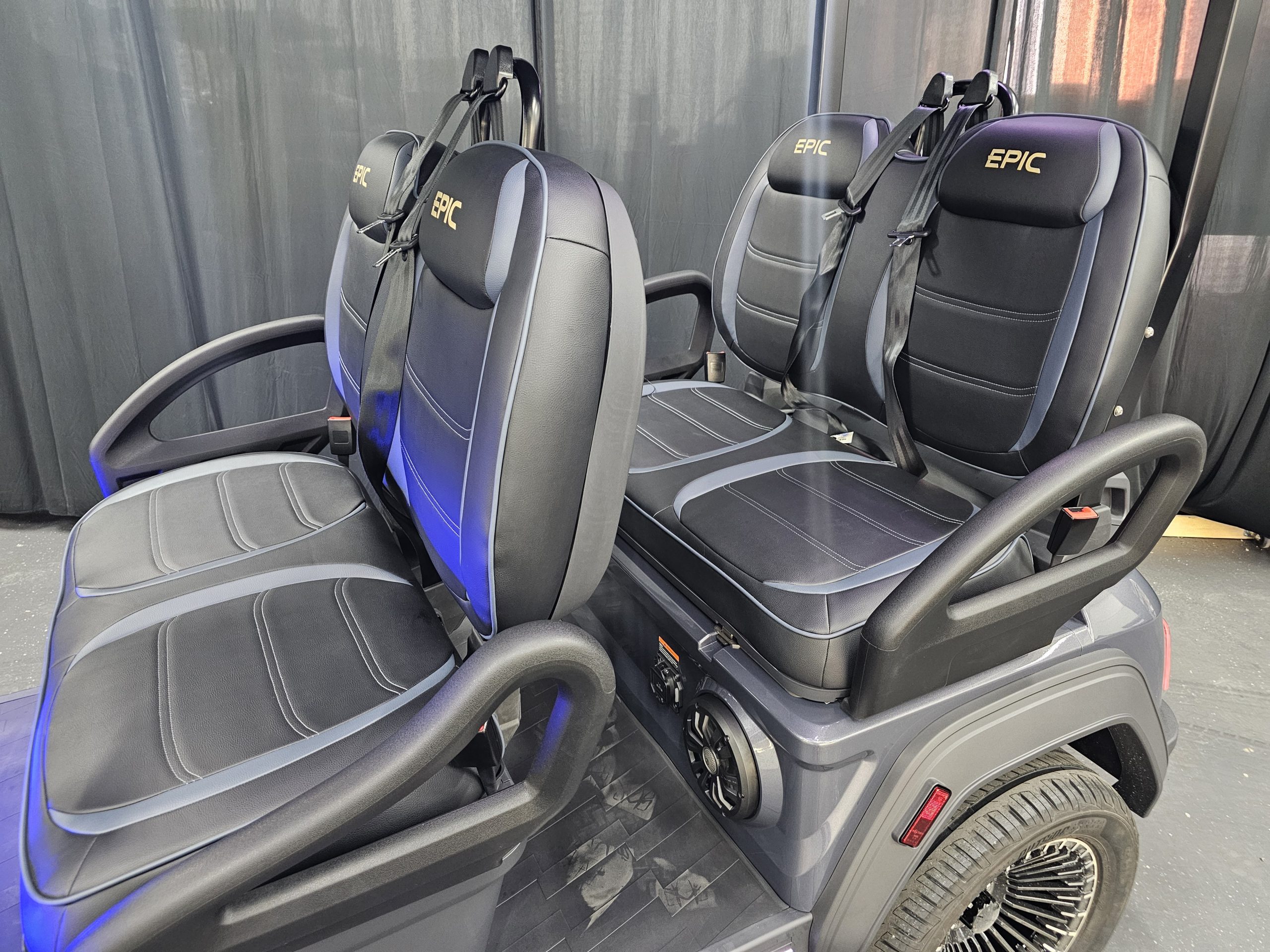 2026 Epic Carts E40FX - Charcoal Gray - Image 5