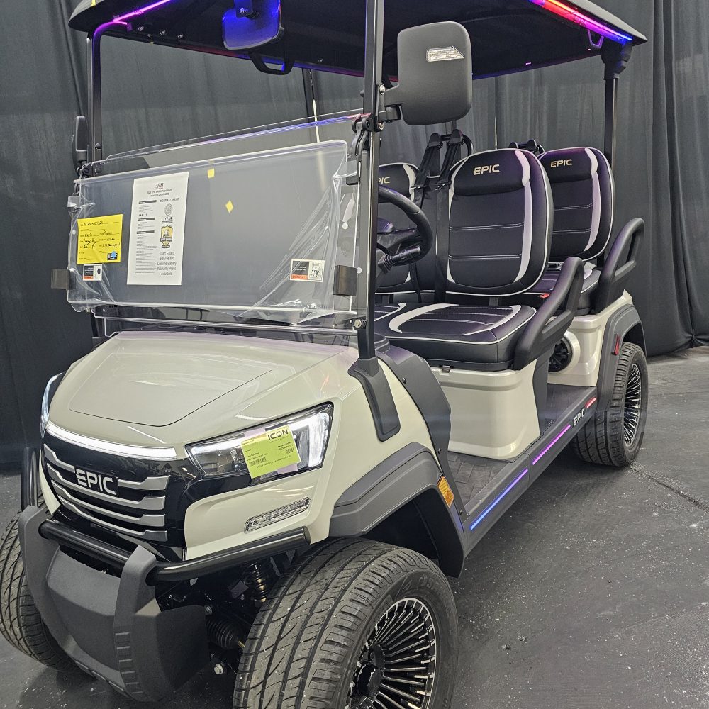 2026 Epic Carts E40FX - Pearl White