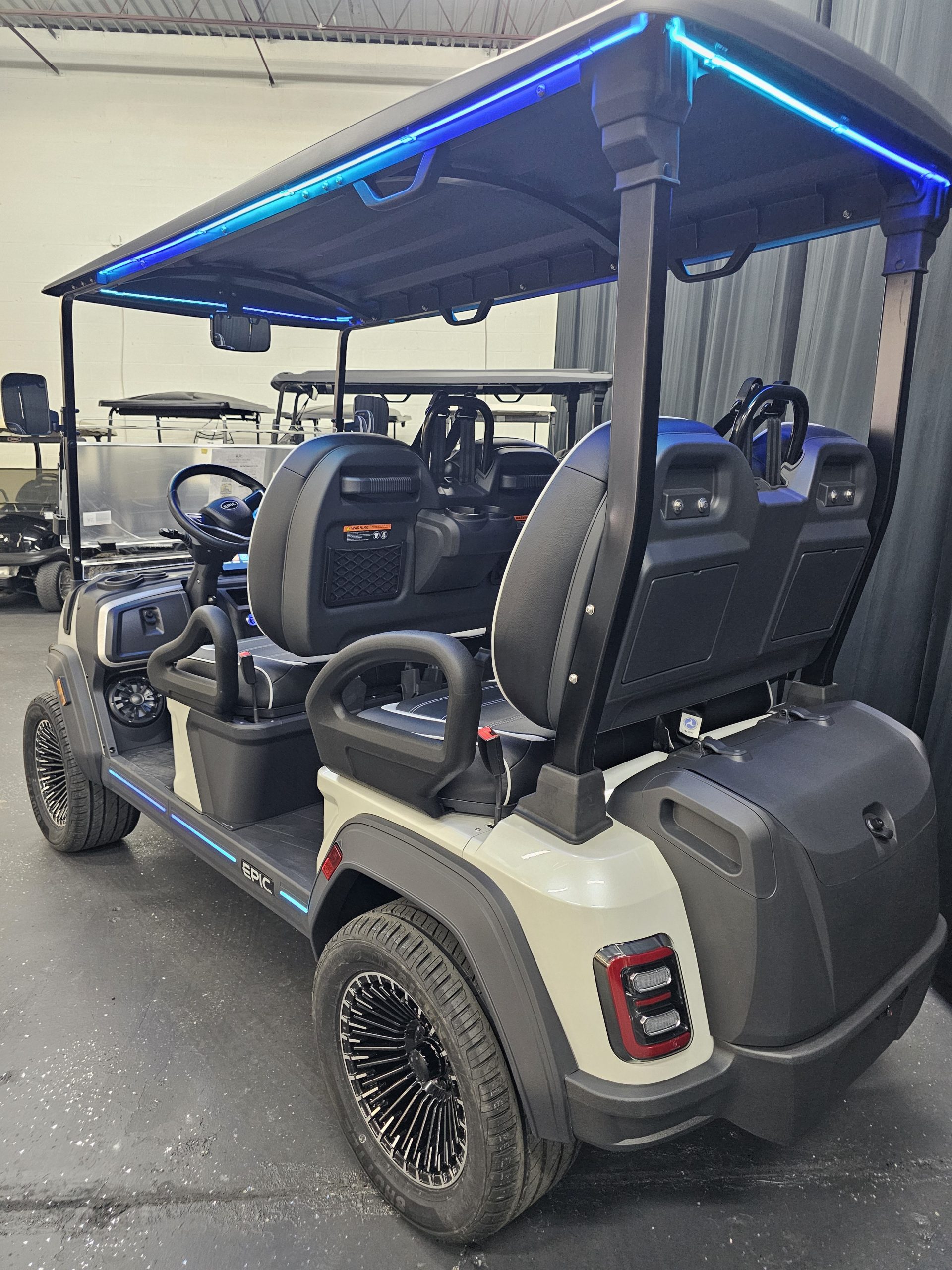 2026 Epic Carts E40FX - Pearl White - Image 3