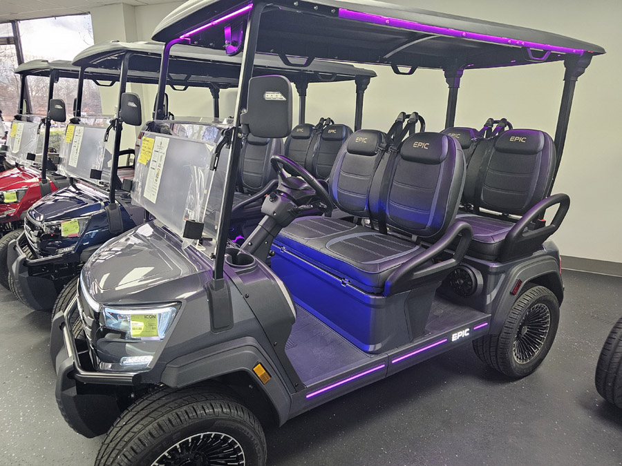 2026 Epic Carts E40FX - Charcoal Gray