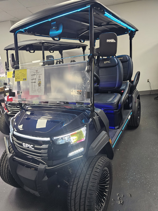 2026 Epic Carts E40FX - Midnight Blue