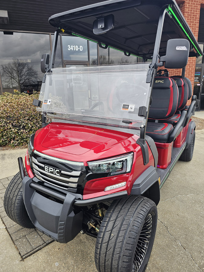 2026 Epic Carts E60FX - Burgundy