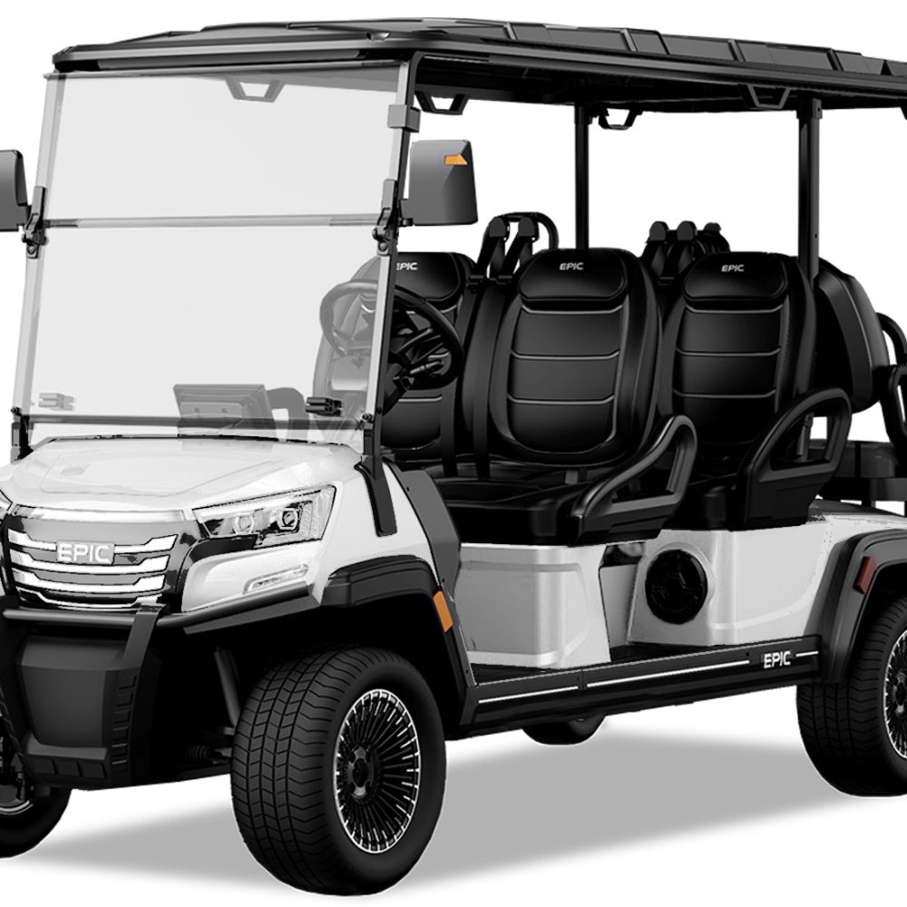 2026 Epic Carts E60FX - Pearl White