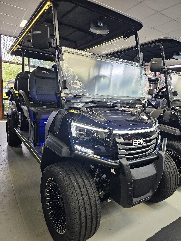 2026 Epic Carts E60FX - Metallic Midnight Blue