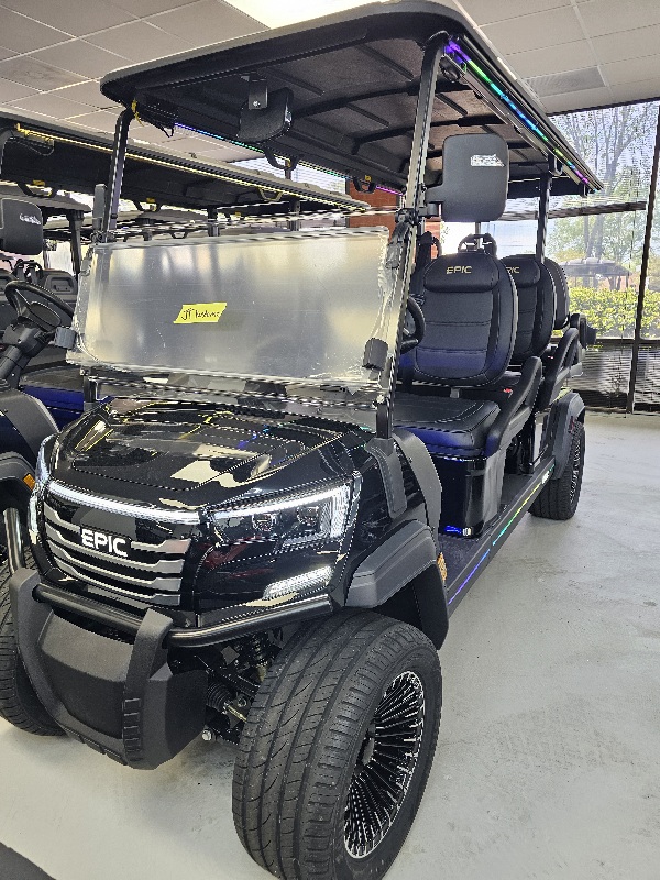 2026 Epic Carts E60FX - Metallic Black