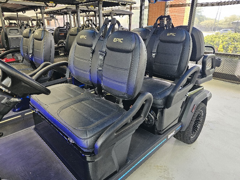 2026 Epic Carts E60FX - Metallic Black - Image 5