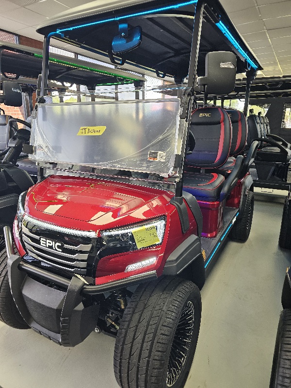 2026 Epic Carts E40FX - Metallic Red
